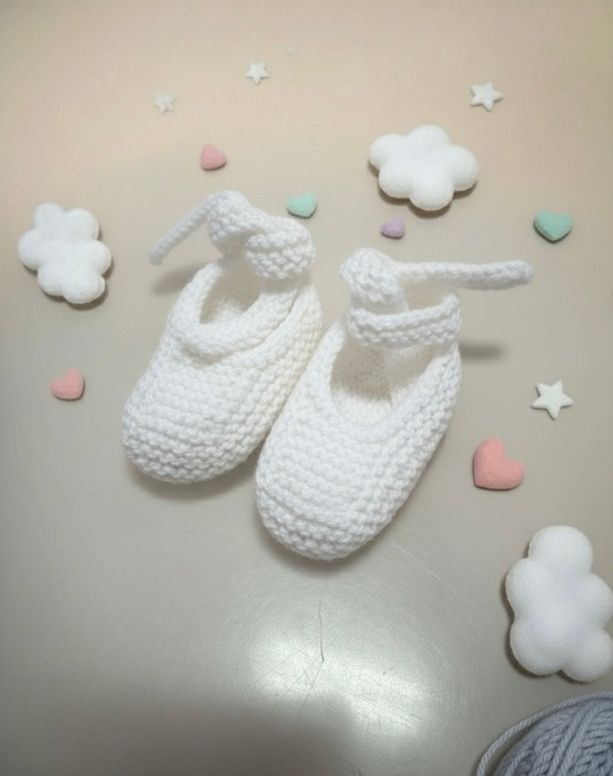 Patuco blanco roto