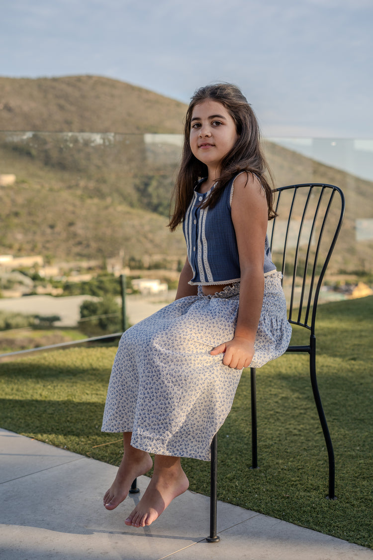Falda larga niña