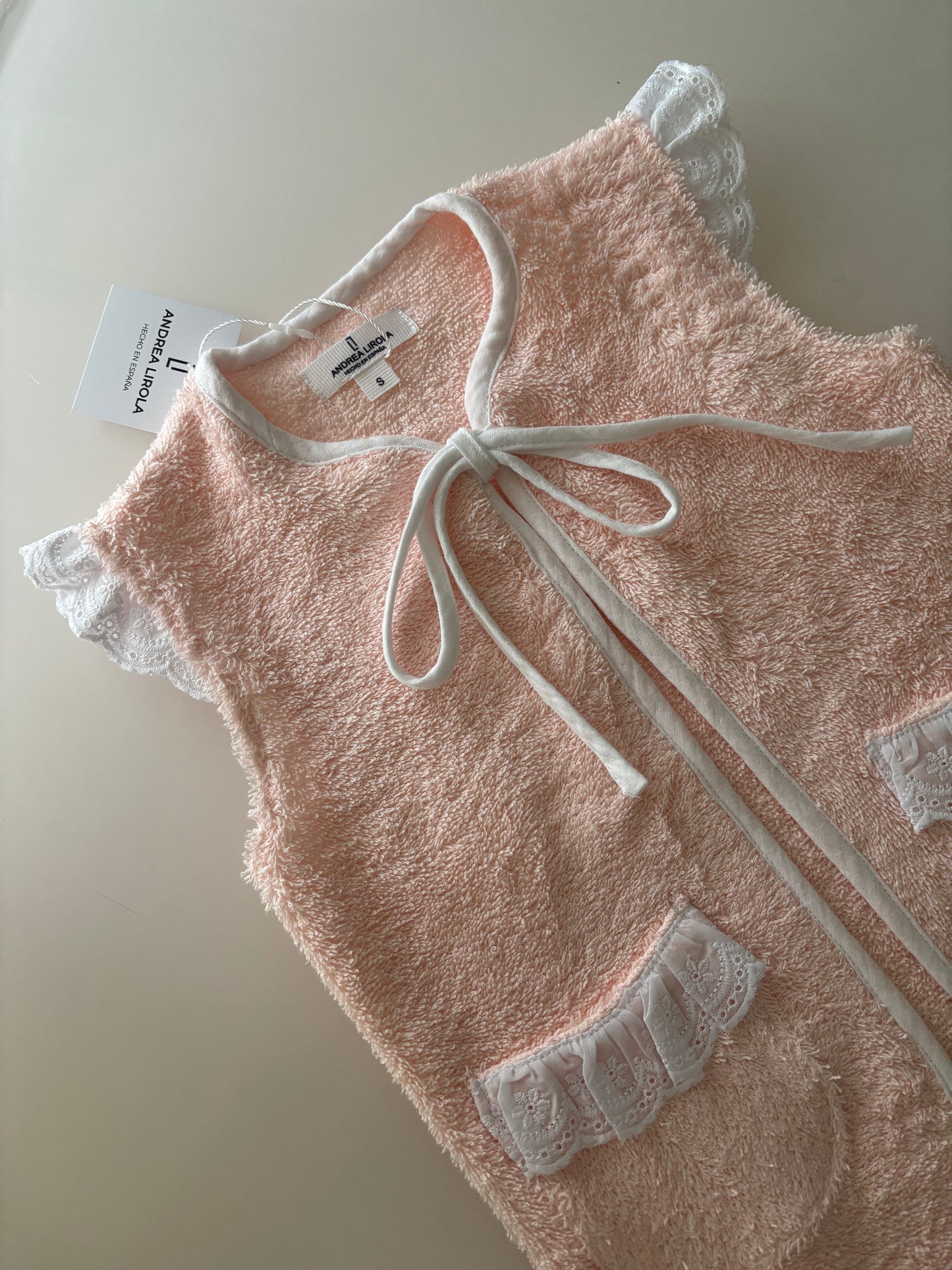Vestido toalla rosa