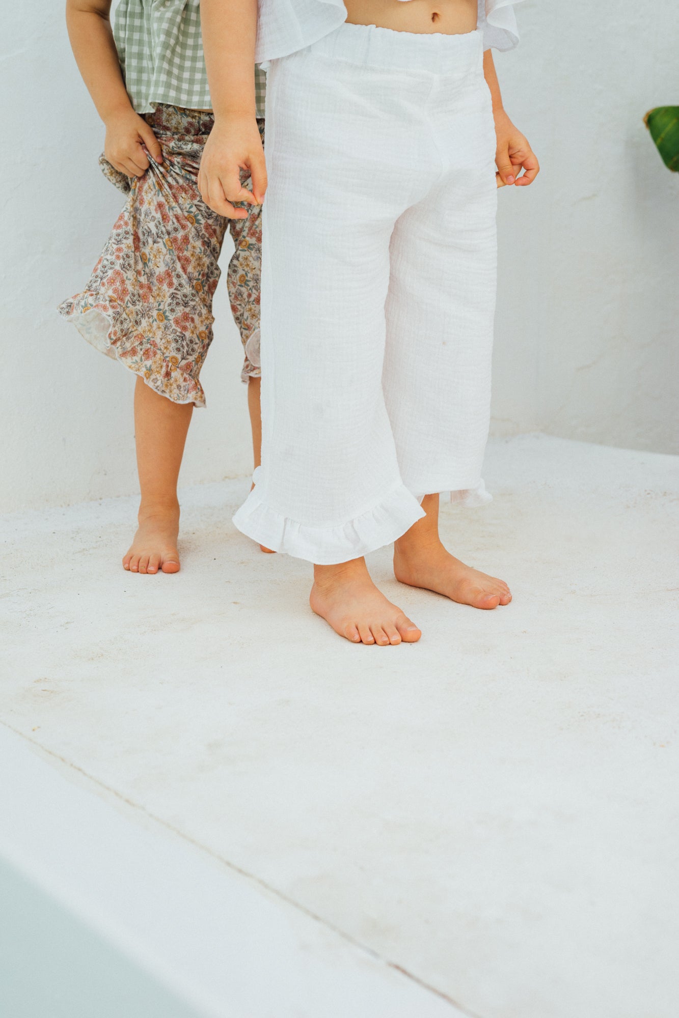 Pantalón largo blanco