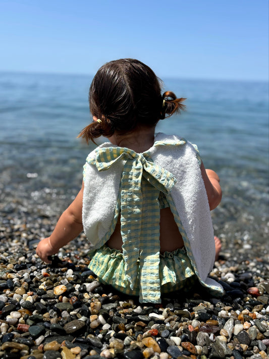 Toalla vestido blanca