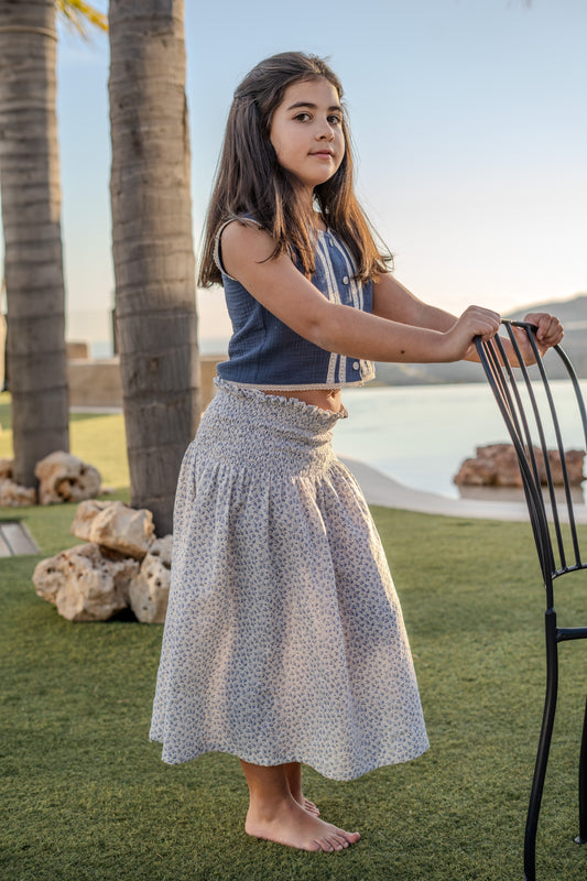 Falda larga niña