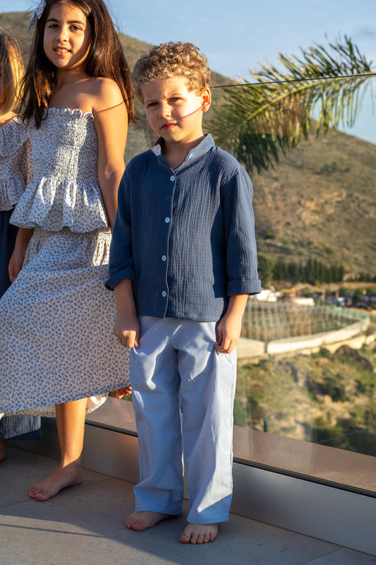 Pantalón básico rayas