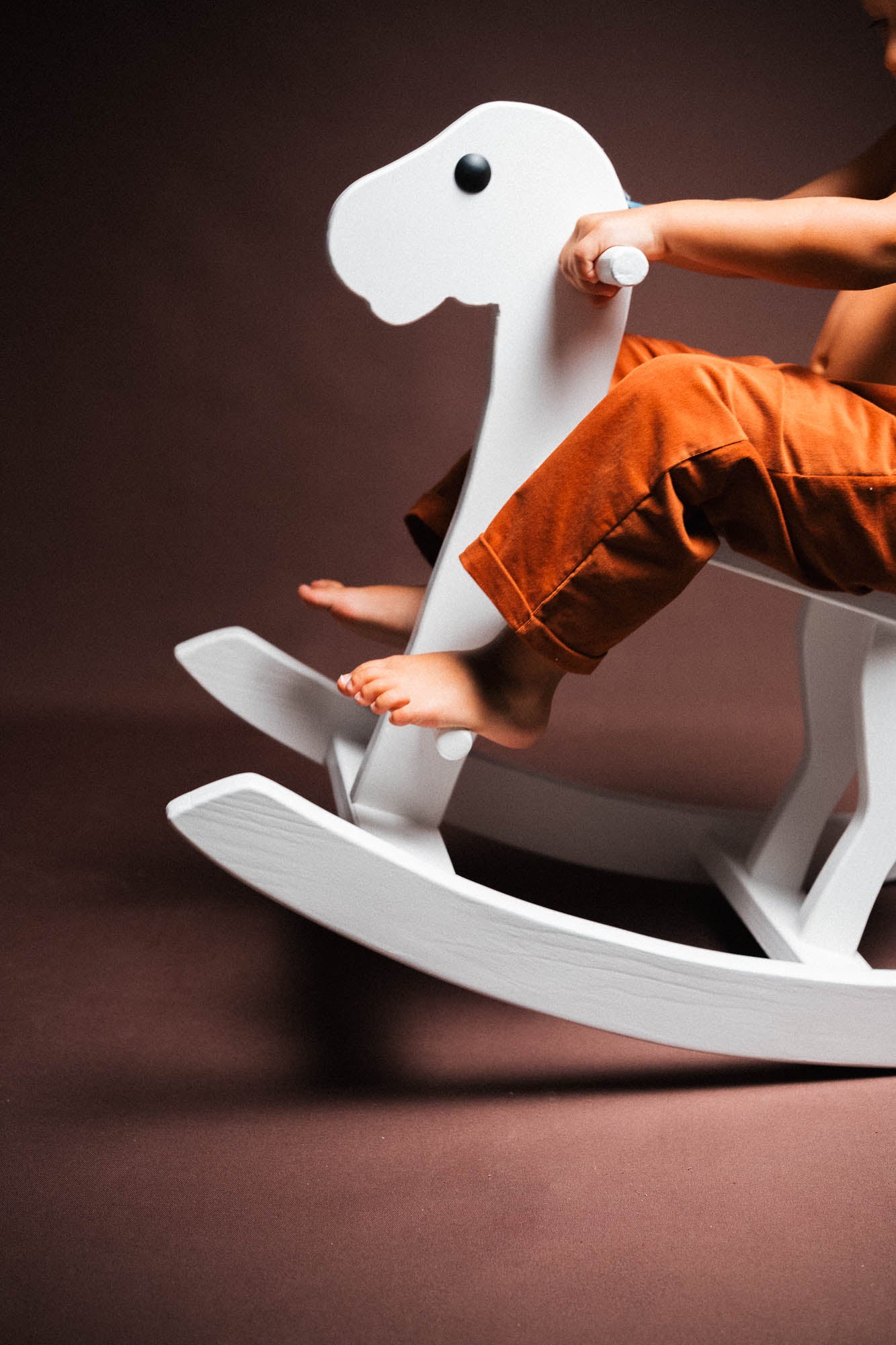 Pantalón unisex teja